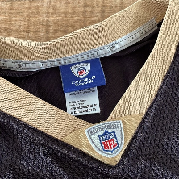 NFL New Orleans Saints Drew Brees #9 Jersey Reebok - Picture 3 of 4